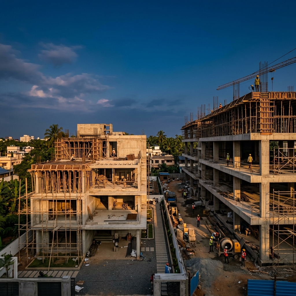 Aventra Construction building project in Coimbatore
